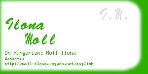 ilona moll business card